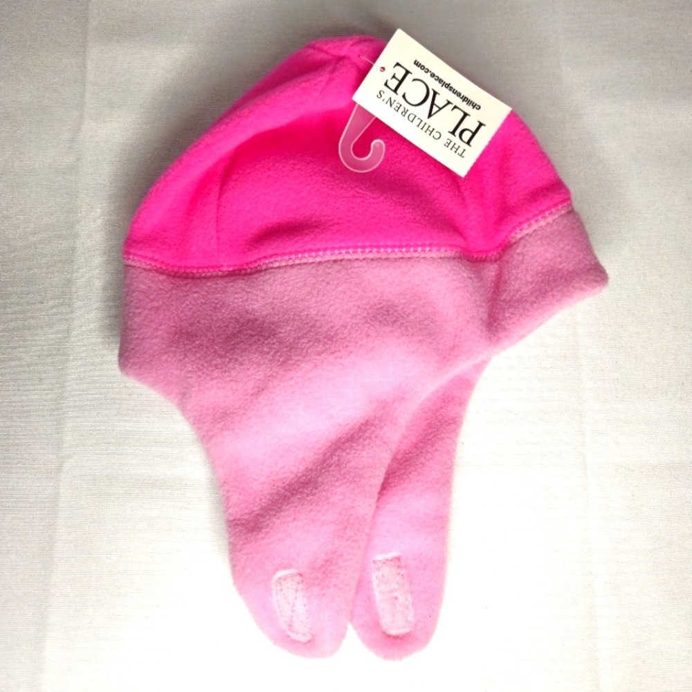 NWT THE CHILDREN'S PLACE BABY GIRLS NEON BERRY HAT SIZE XS 6-12 MONTHS